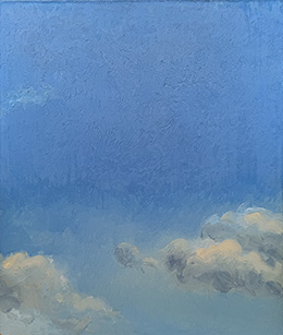 Cloud q, Oil on board, 252x302, 202-